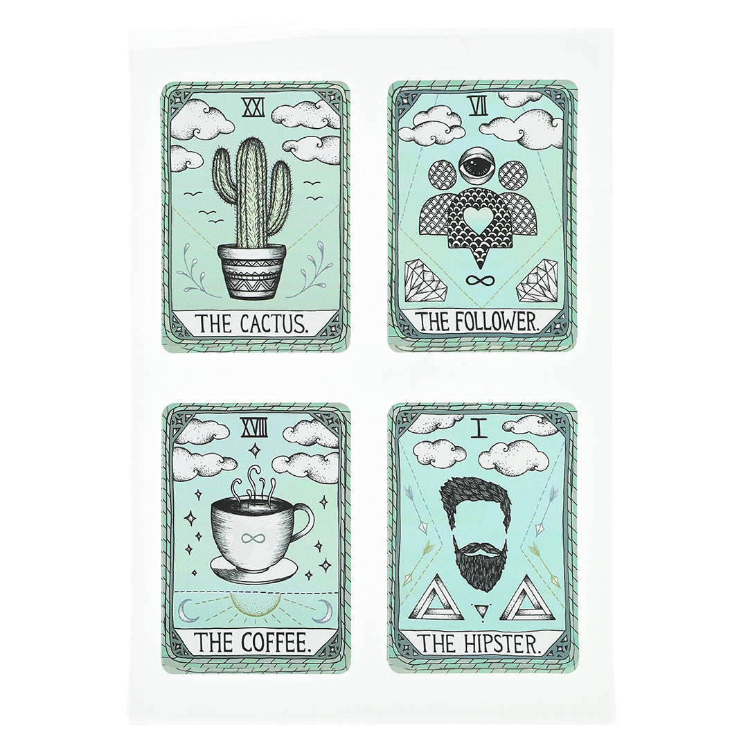 12 Tarot Card Stickers
