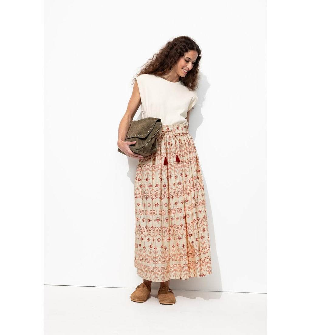 Mujer Estampado Falda Enagua Estampado Naturaleza