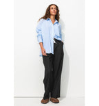 Jogpant Suit Trousers - Plain Dark Black