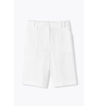 Bermuda en Lyocell & Lin Femme - Blanc Uni Clair