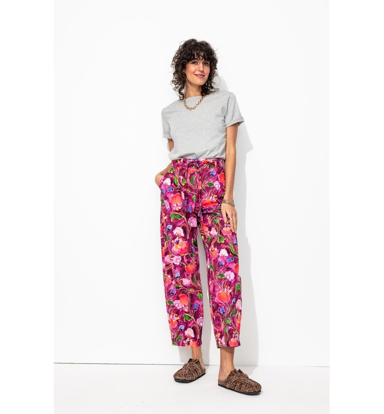 Laura Gulshani Pants - Purple Print
