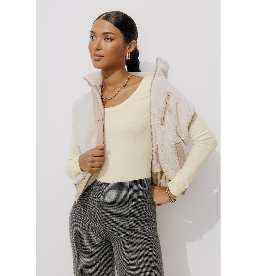 Women's Thermal T-shirt - Natural Plain Light