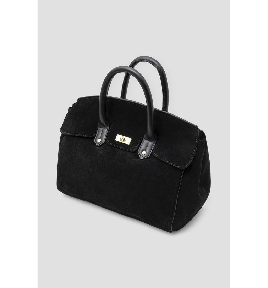 Mujer Bolso de Piel - Uni Negro Oscuro