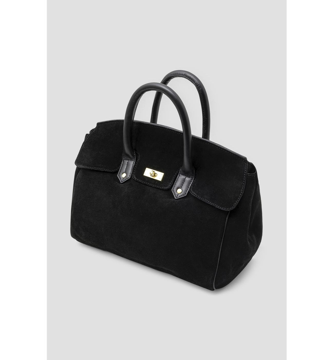 Mujer Bolso de Piel - Uni Negro Oscuro