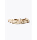 Ballerines-babies Cuir Perlé - Naturel Uni Clair