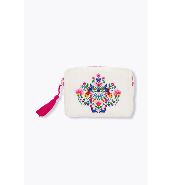 Estuche para lápices bordado Laura Gulshani - Estampado natural