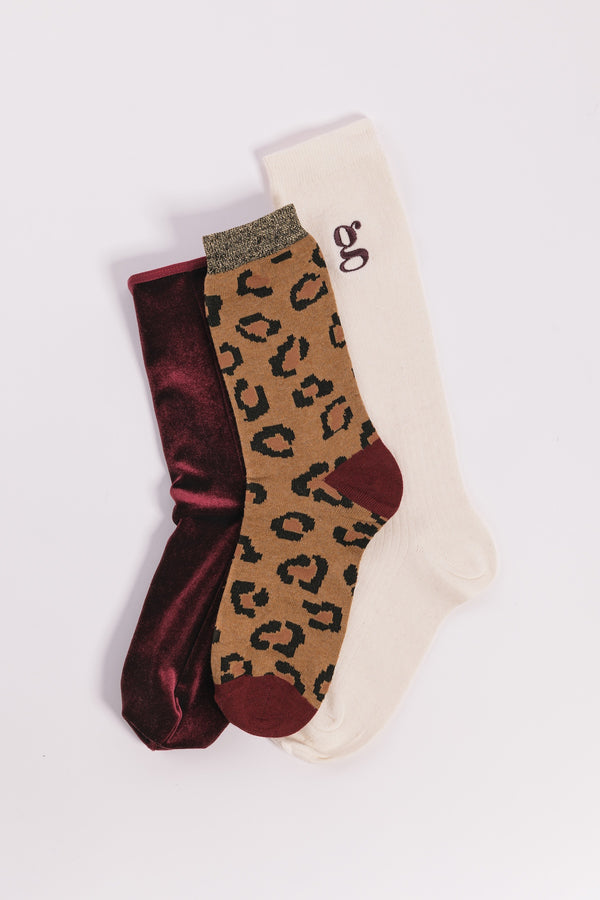 Trio De Chaussettes - Collection Automne