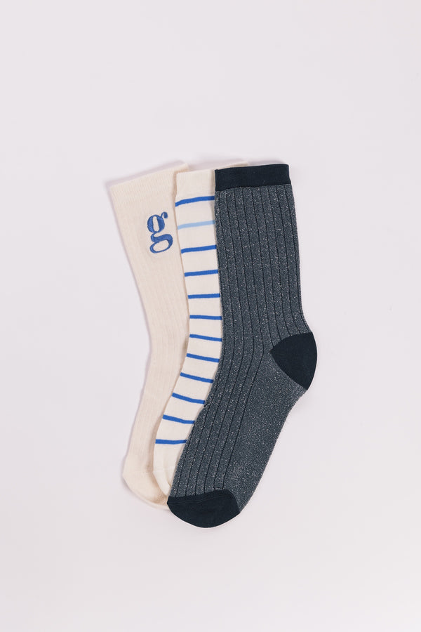 Trio De Chaussettes - Collection Printemps
