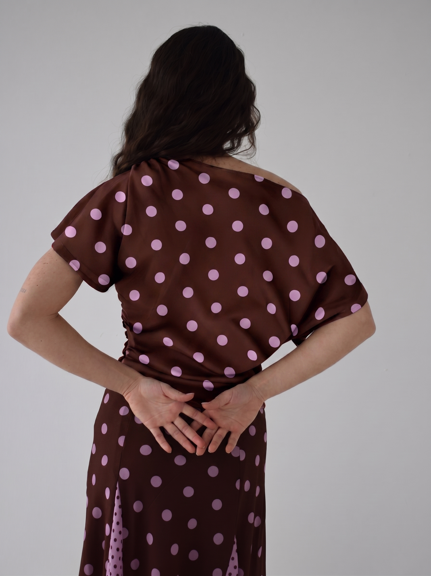 Top Jimena Topos Brown and Pink