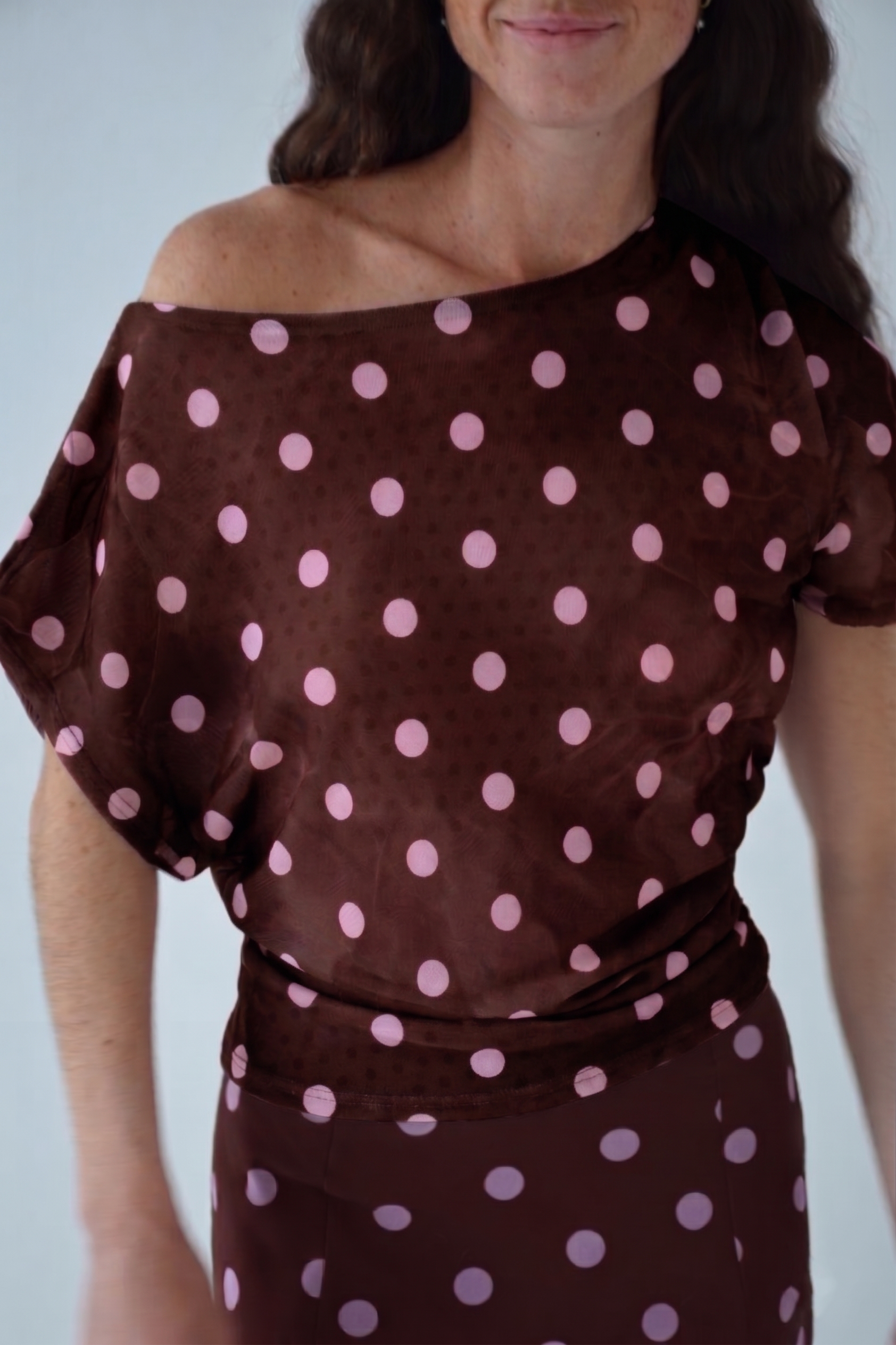 Top Jimena Topos Brown and Pink