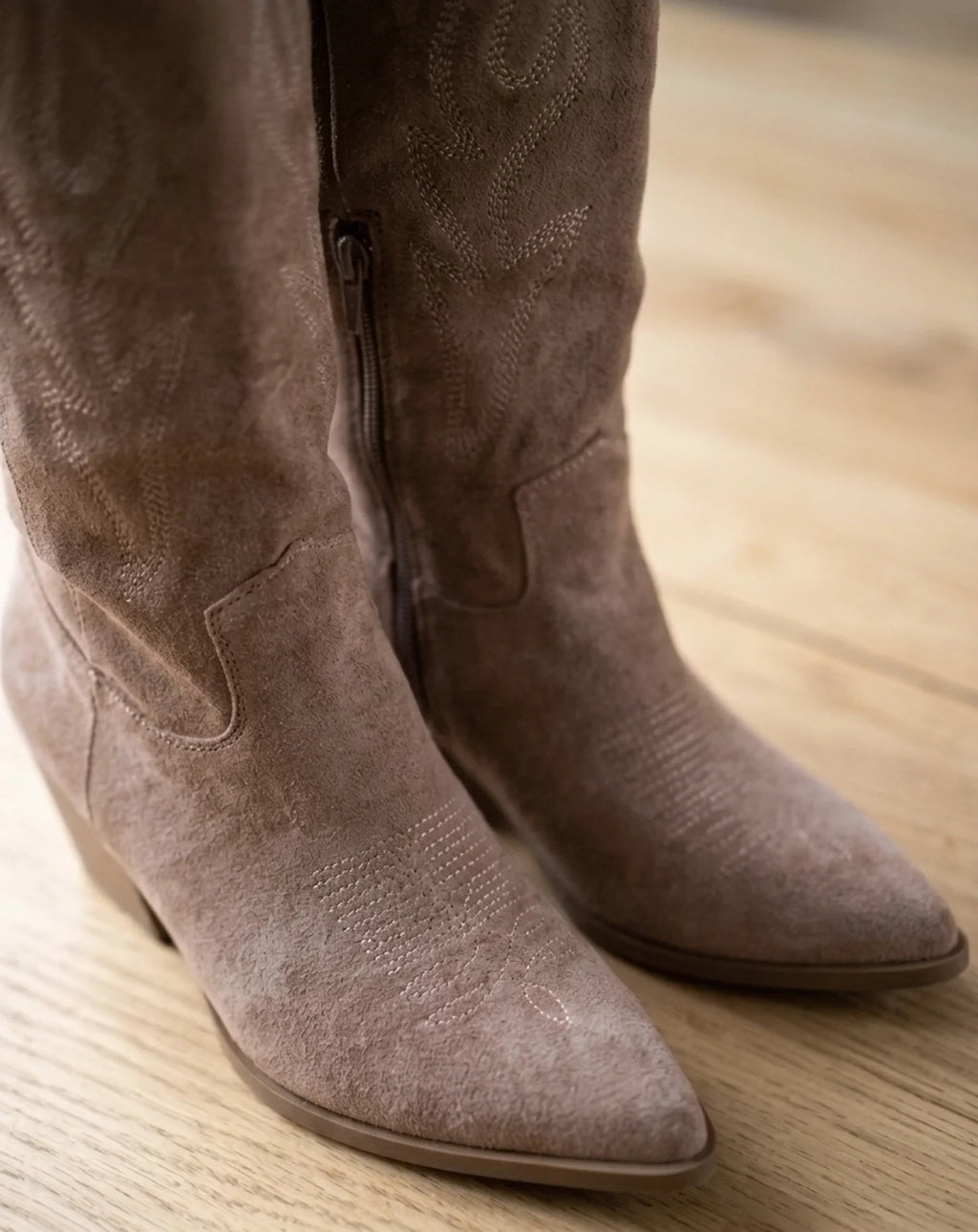 Vanina Cowboyboots - Mullvadsgrå