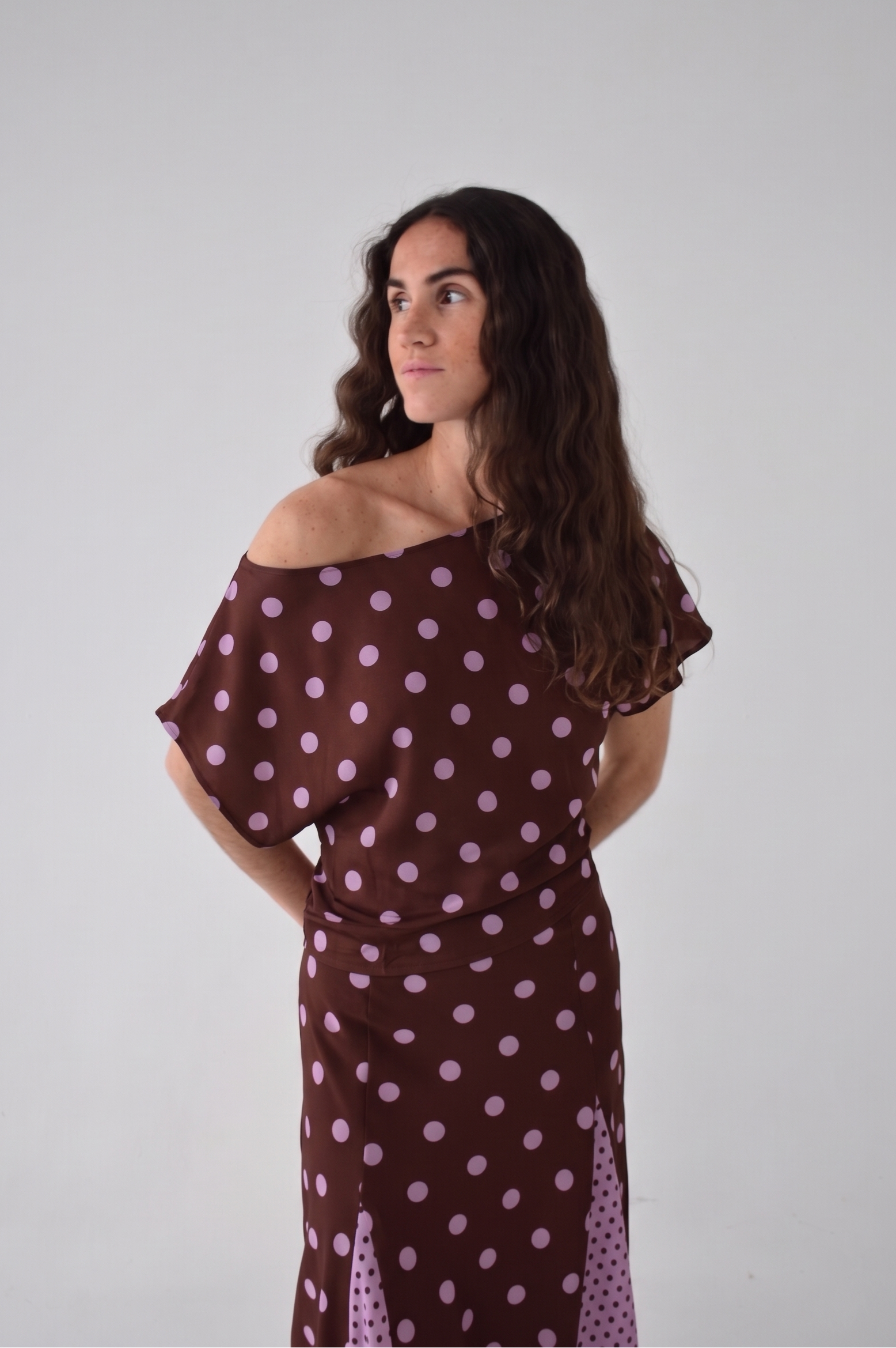 Top Jimena Topos Brown and Pink