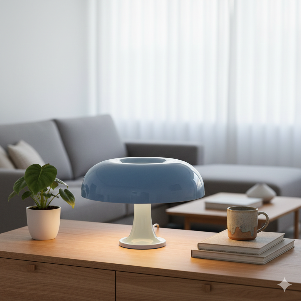 Lampe À Poser - Nessino - Bleu Ciel