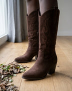 Botas camperas Vanina - Chocolate
