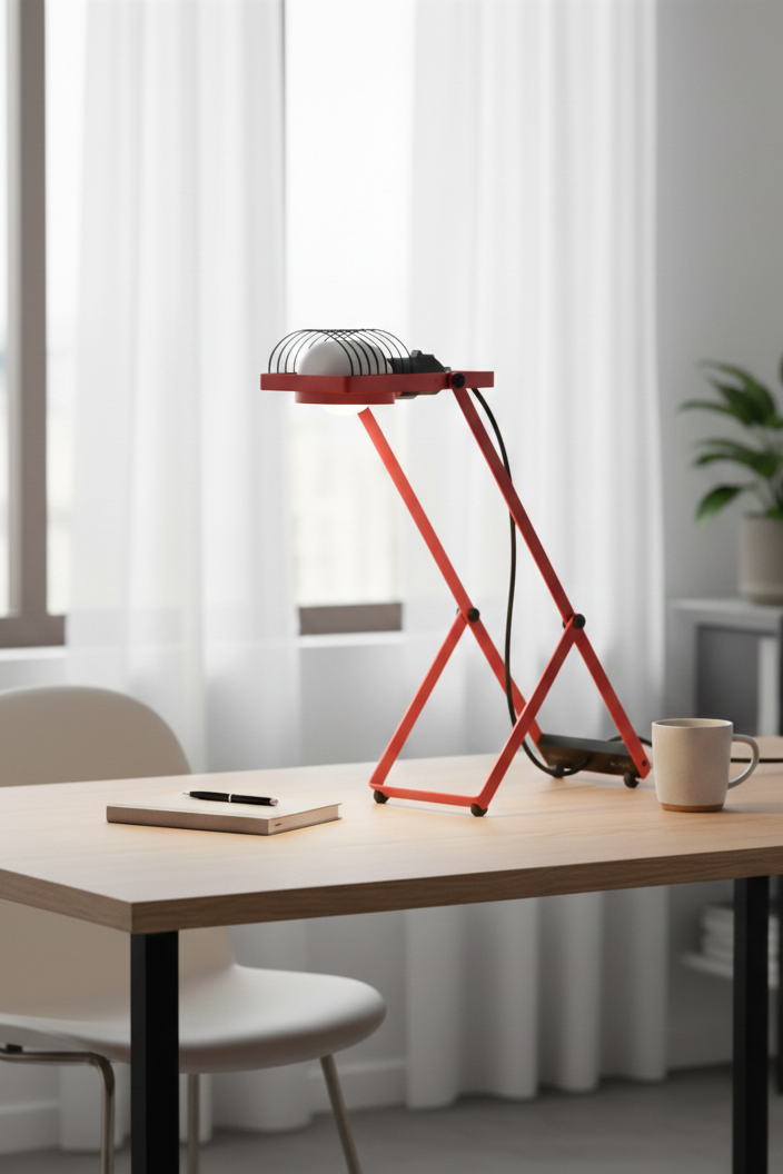 Lámpara de mesa - Sintesi - Rojo