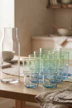 Candy Mix - Carafe and 6 Blue 32 cl Water Glasses Set - Luminarc
