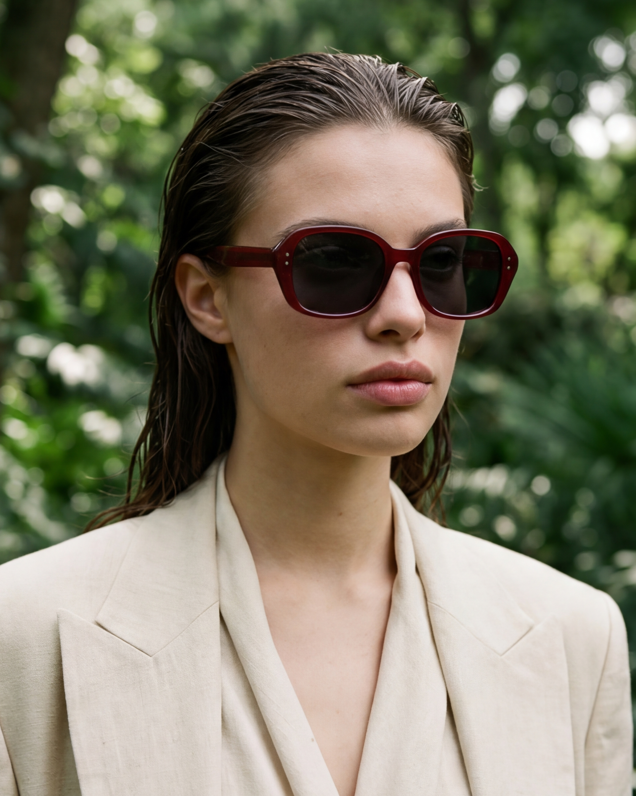 Gafas de sol ámbar - Granate - Unisex