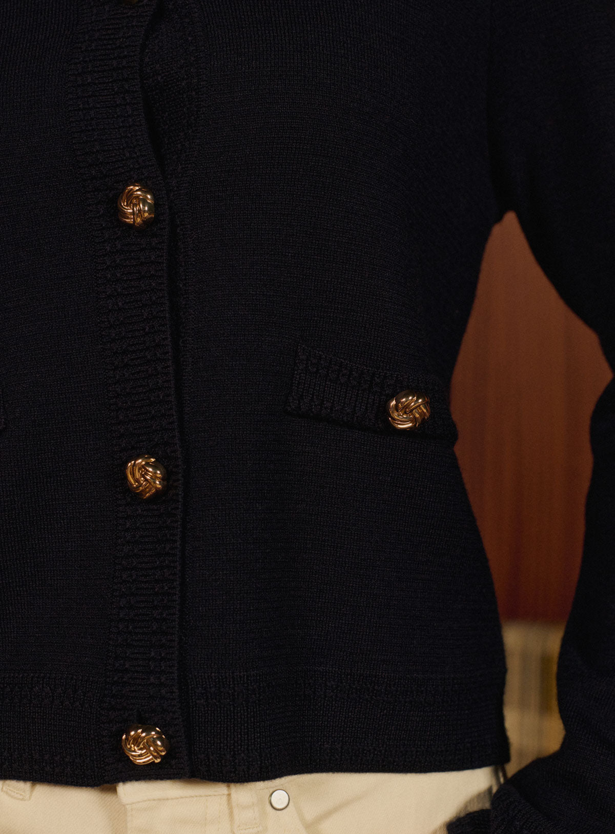 Melba Vest - Navy
