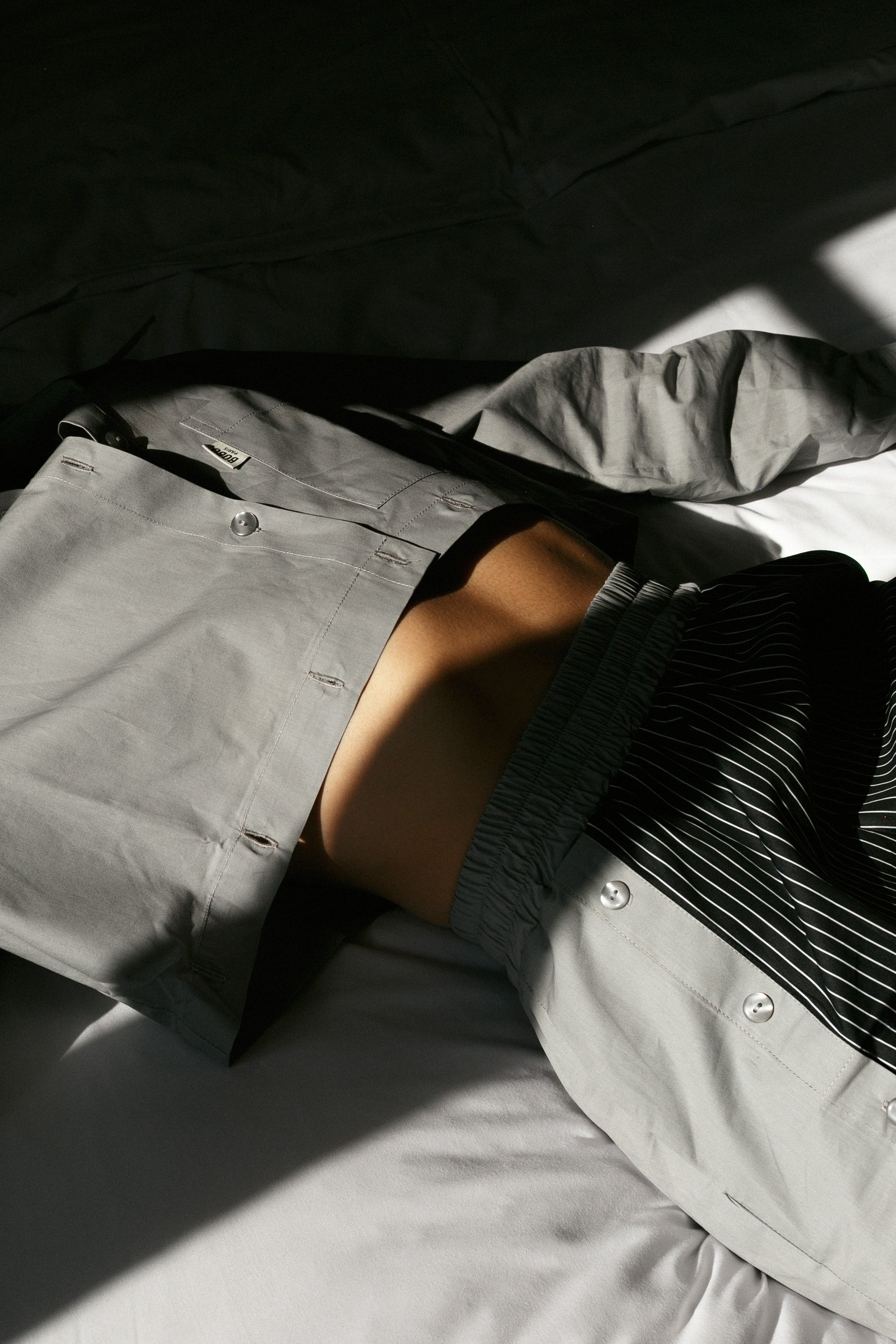 Chemise 2 En 1 Grise - Gina