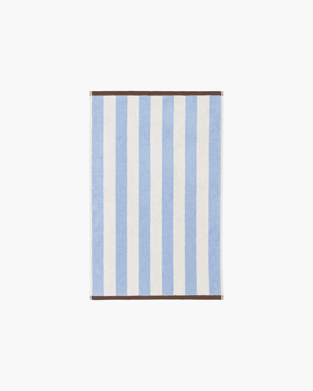 Gobo Hand Towel - Baby Blue / Wide Stripes