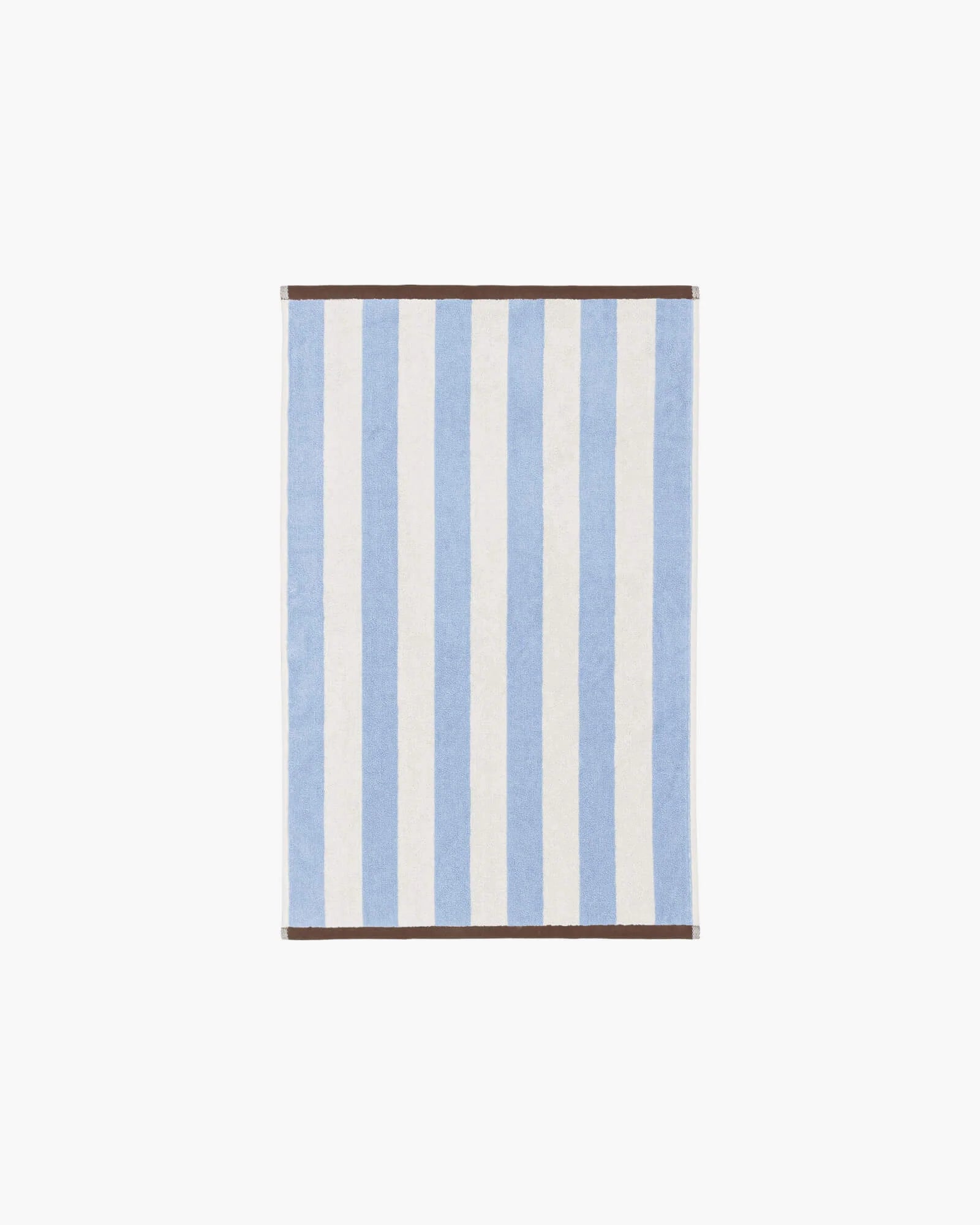 Gobo Hand Towel - Baby Blue / Wide Stripes