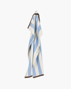 Gobo Hand Towel - Baby Blue / Wide Stripes