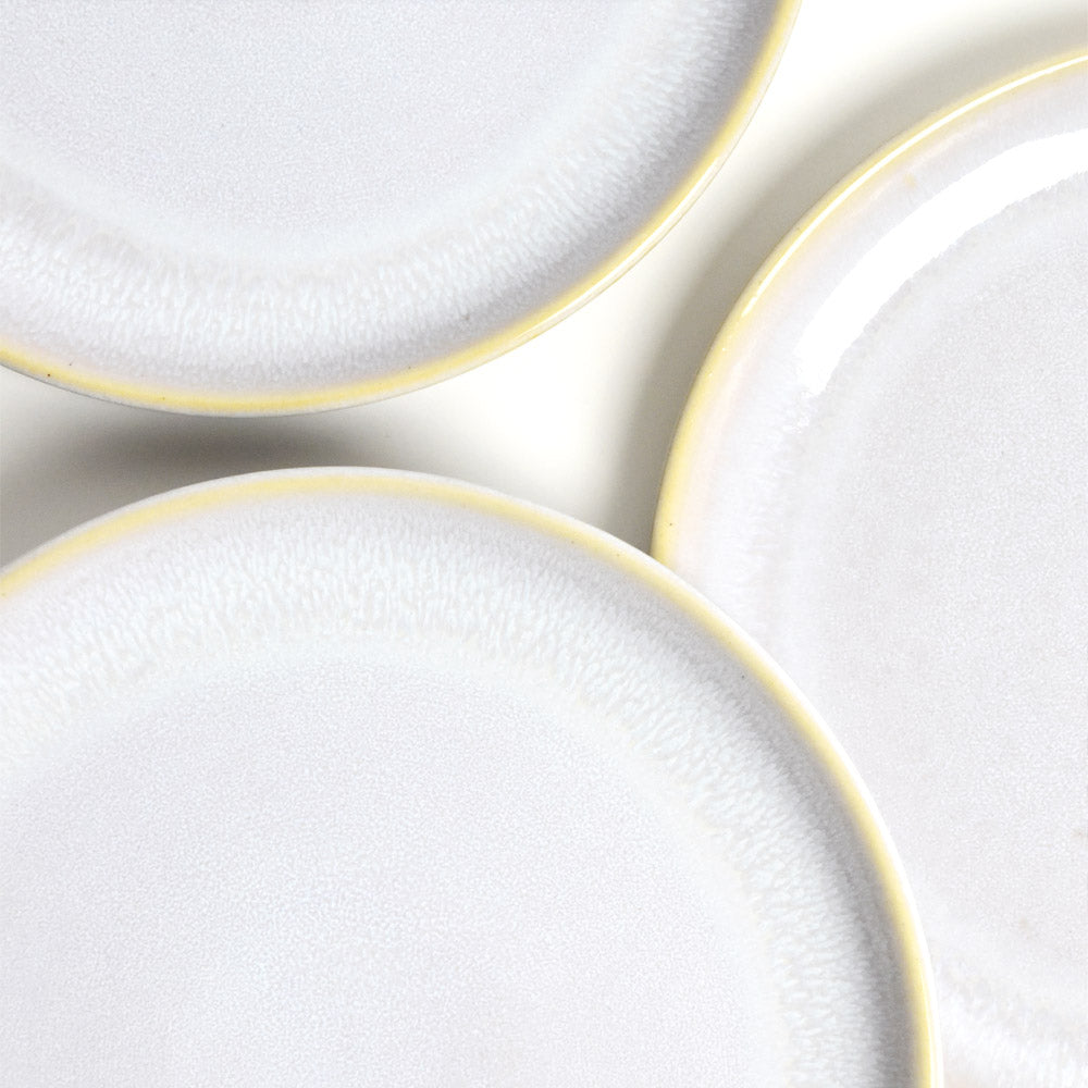 Large Plate - Pearly White