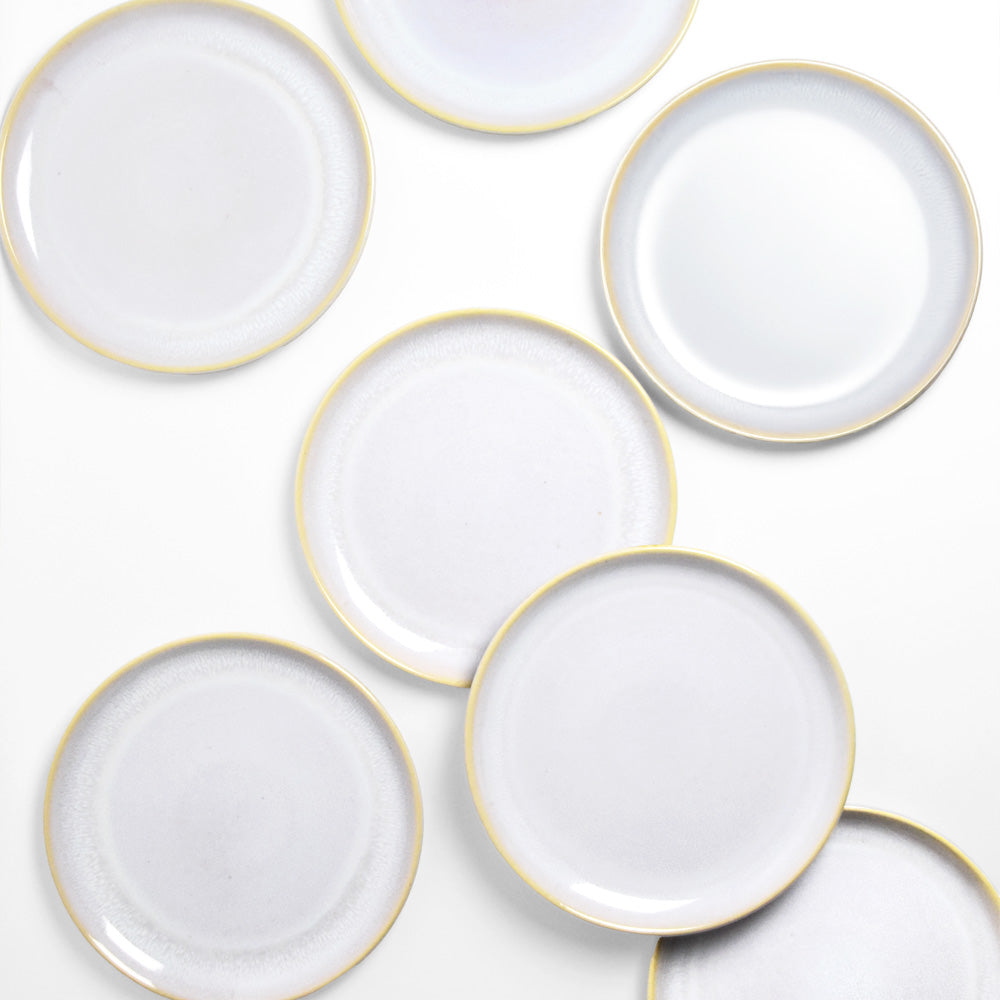 Large Plate - Pearly White