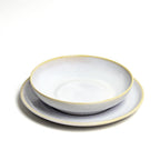 Deep Plates - Mother-of-Pearl White
