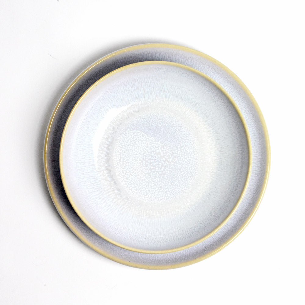 Large Plate - Pearly White