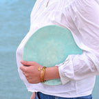 Large Onda Plate | Water Green