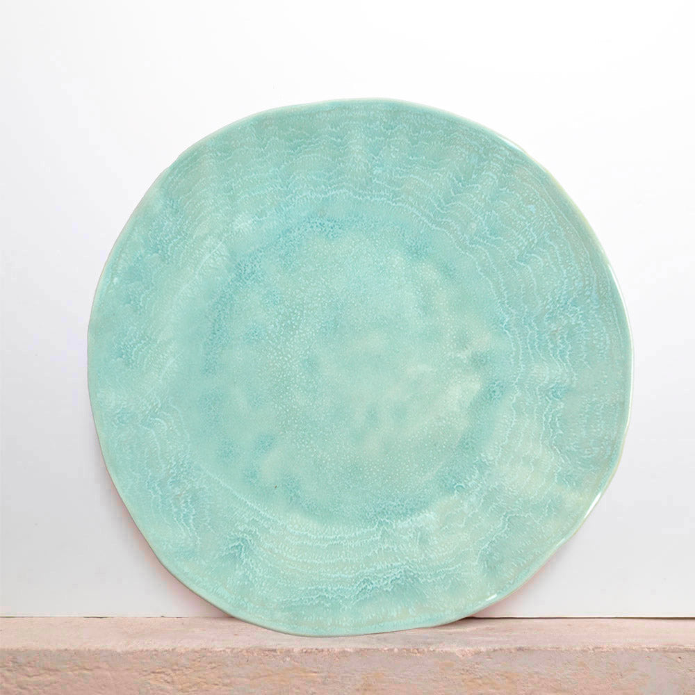 Large Onda Plate | Water Green