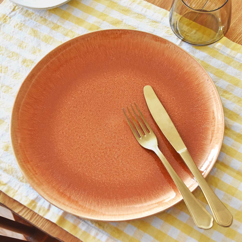 Plato(s) grande(s) - Terracota Siena