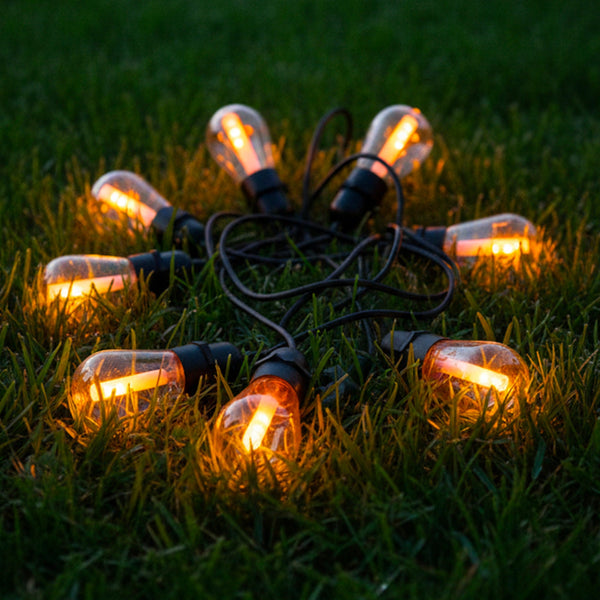Flame - Solar Garland - Plastic - Transparent