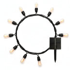 Flame - Guirlande Solaire - Plastique - Transparent