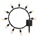 Flame - Solar Garland - Plastic - Transparent