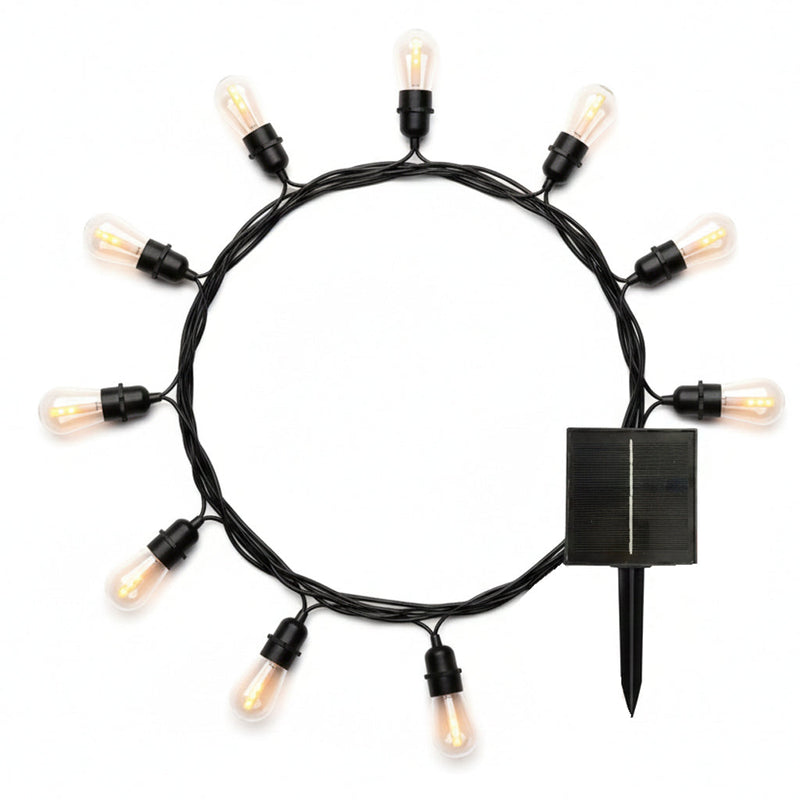 Flame - Solar Garland - Plastic - Transparent