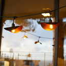 Hat - E27 Wired Garland - Steel - Gold