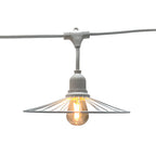 Chic - Guirlande Filaire E27 - Acier - Blanc