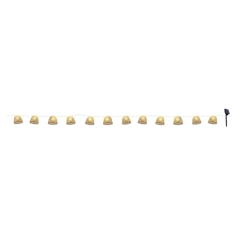 Chill - Hybrid Solar Garland - Bamboo - Beige