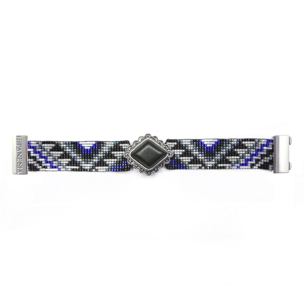 Charcoal Cuff Jewellery - Silver
