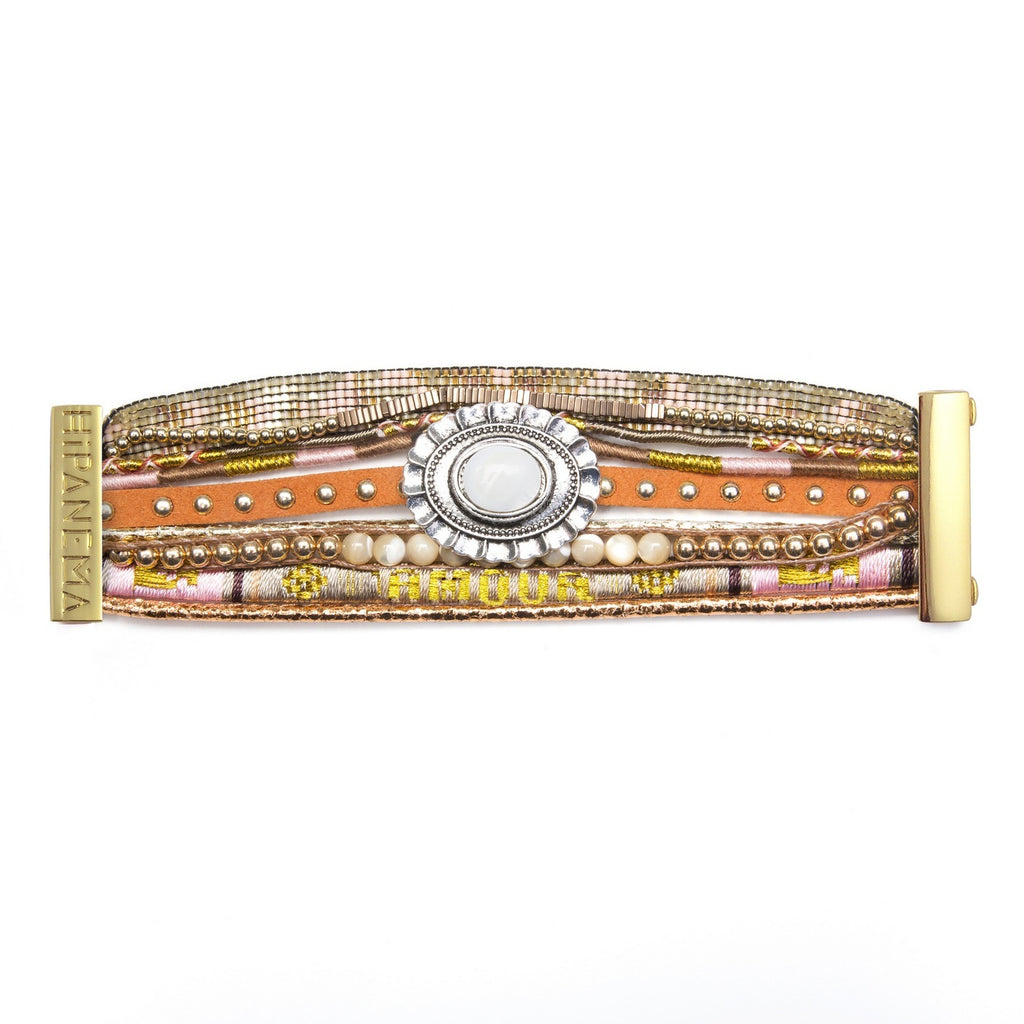 Manschettarmband Goldamour - Guldfärgad