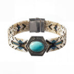Bijoux Manchette Opale - Turquoise