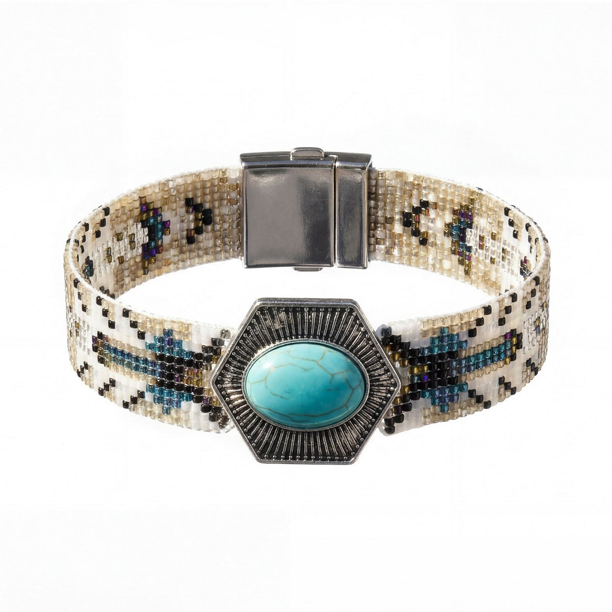 Bijoux Manchette Opale - Turquoise