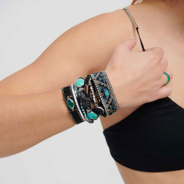 Carbone Cuff Jewellery - Black