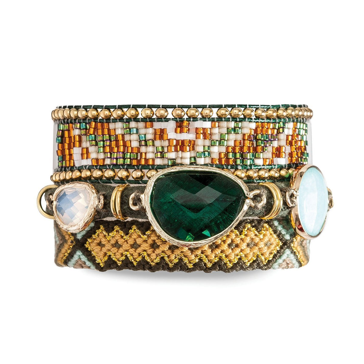 Joya Pulsera Manguito Nashville - Verde