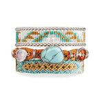Bracciale a Fascia Southfork - Turchese