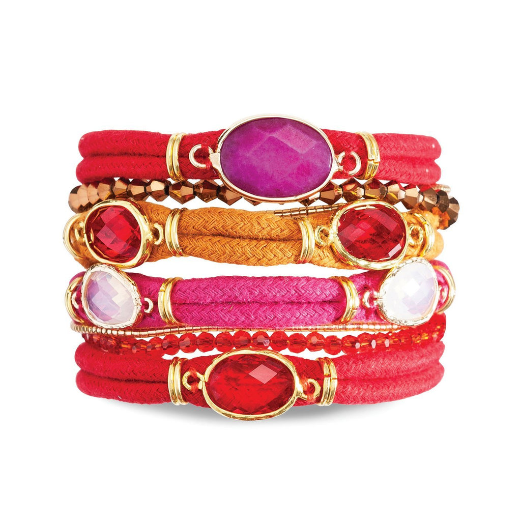 Gioielli Bracciale a fascia Spicy - Rosa