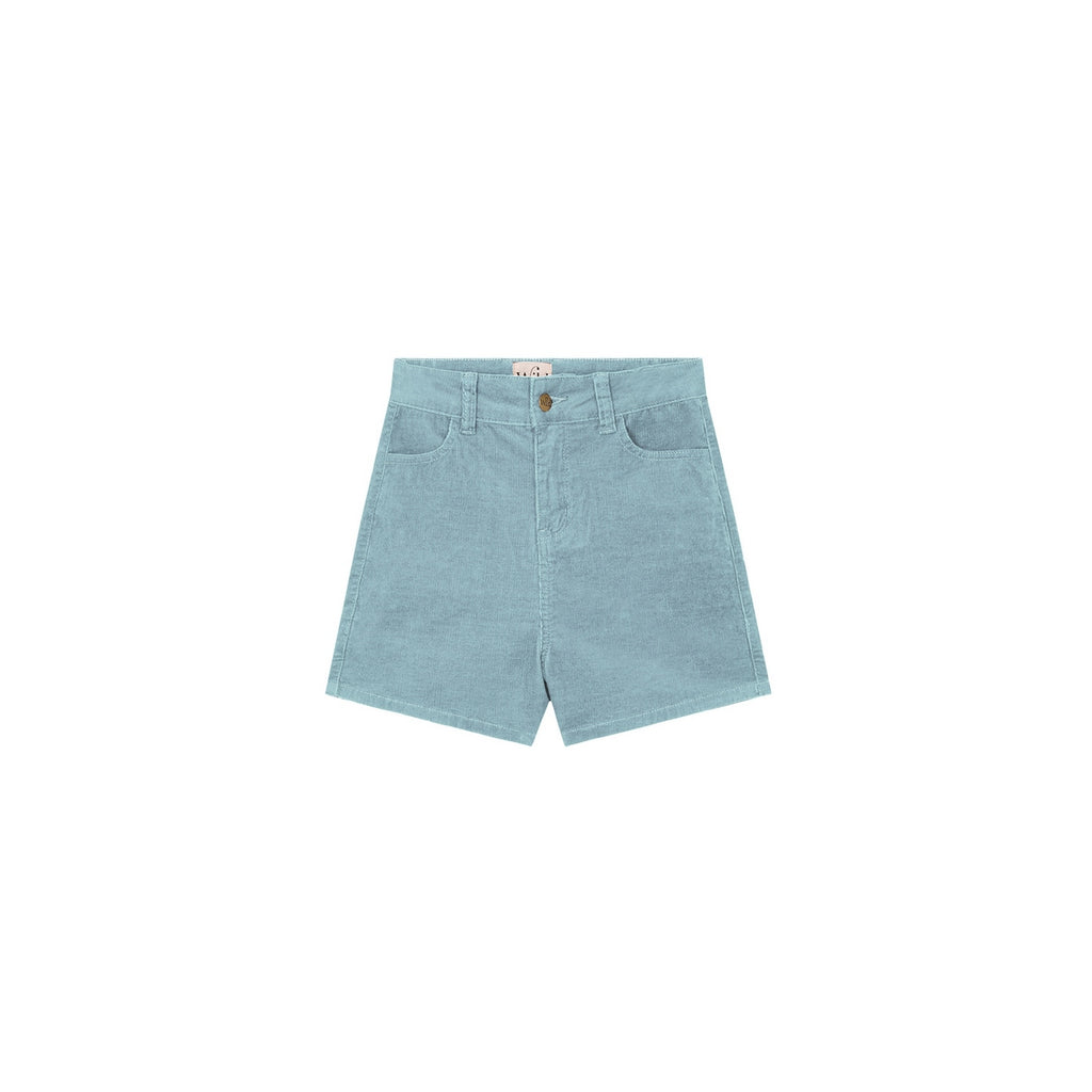 Pantalones y Bermudas Short Terciopelo Albert - Azur - Turquesa