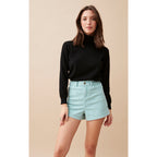 Pantalones y Bermudas Short Terciopelo Albert - Azur - Turquesa
